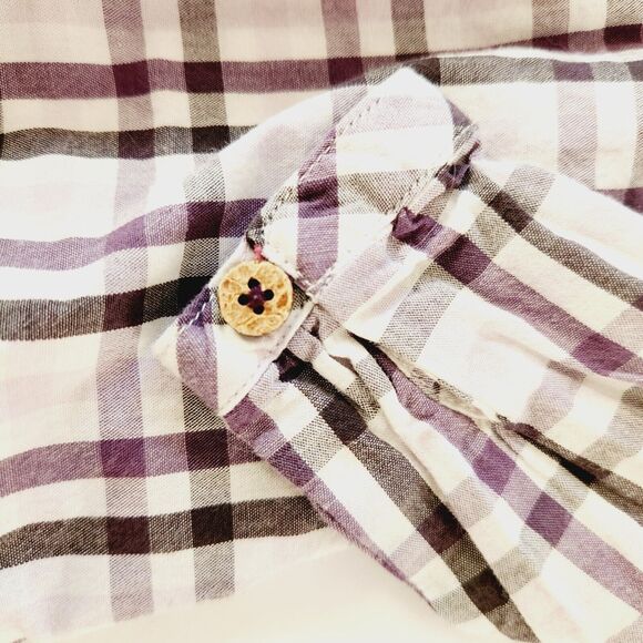 Ruffle Butts Baby Girls Tartan Plaid Dress - 3–6M Holiday Outfit w/ Buttons - Picture 5 of 7